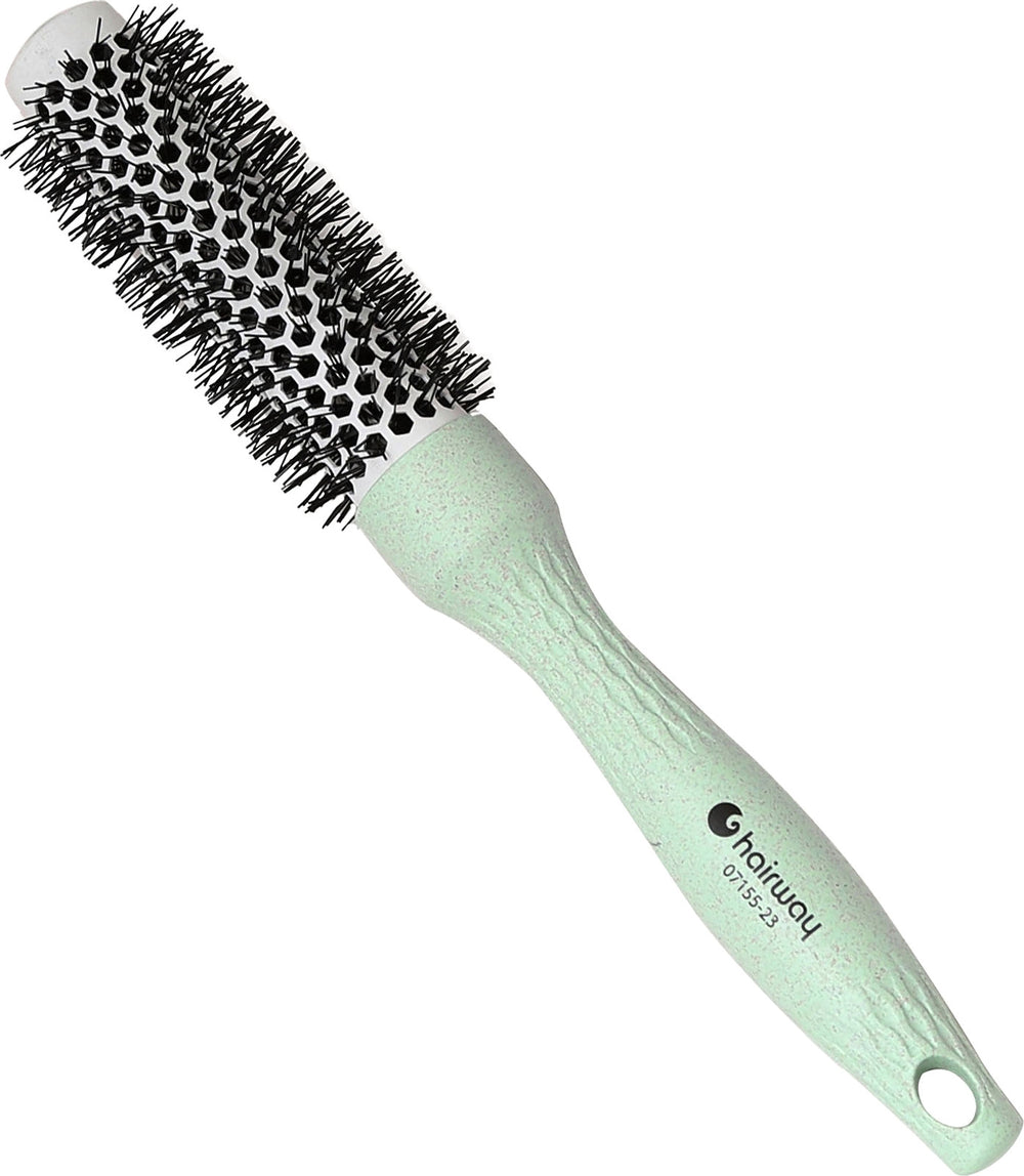 Hairway Thermo-Bürste "Organica" in Minzgrün Ø 25/37mm / SKU 07155-23
