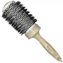 Hairway Thermo-Bürste Organica mit Abteilspitze Beige Ø 53/73 mm / SKU 07164