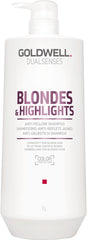 Goldwell Dualsenses Blondes & Highlights Anti-Yellow Shampoo 1000 ml / SKU 0771625