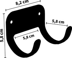 Efalock T Shape Föhnhalter Schwarz