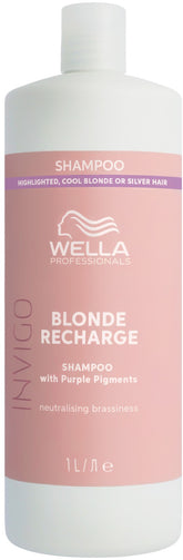 Wella Invigo Blonde Recharge Refreshing Shampoo Kühl Blond 1000 ml