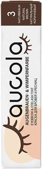 Aucola Augenbrauen & Wimpernfarbe 3 Naturbraun 15 ml