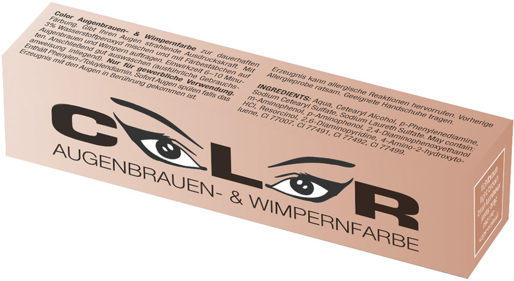 Comair Color Augenbrauen & Wimpernfarbe lichtbraun 15 ml