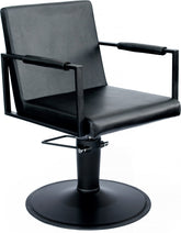 Hairway Friseurstuhl "John" mit rundem Bodenteller / SKU 56018-YD29-A12