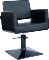 Hairway Friseurstuhl "Sandro Black" schwarz matt / SKU 56026-YD29-D-B