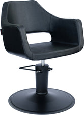 Hairway Friseustuhl "Neo Black" schwarz matt / SKU 56056-YD29-D-B