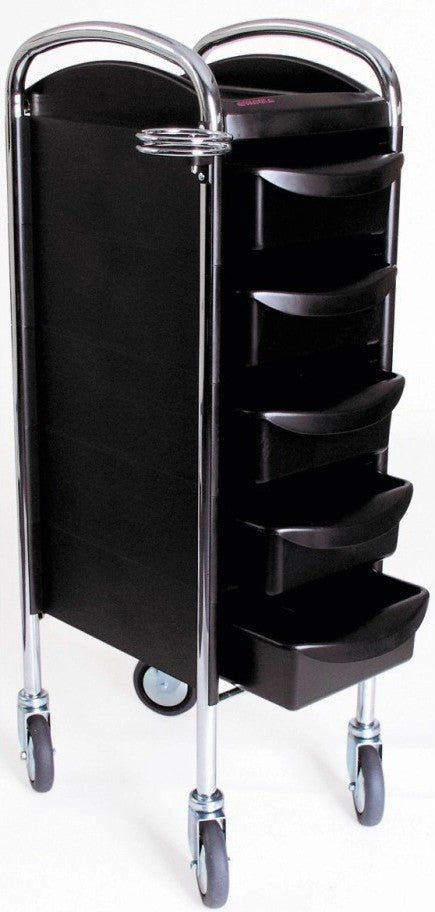 Efalock Piccolo 6002 kleine Rollen schwarz