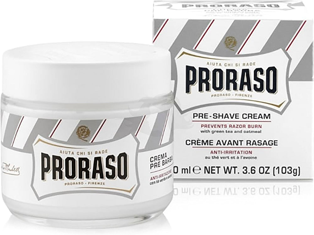 Proraso Preshave Creme Weiß 100 ml / SKU 8004395000036