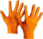 Ulith Nitril Einweghandschuhe L orange
