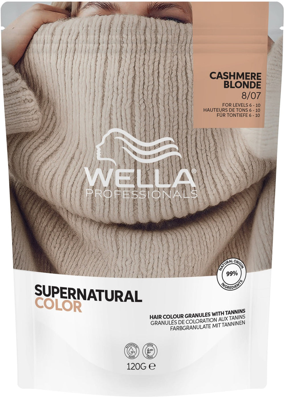 Wella Supernatural 8/07 Cashmere Blonde / SKU CT-4643-807
