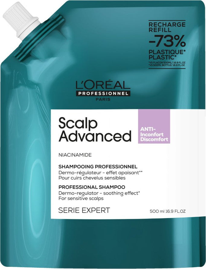 Loreal Anti Discomfort Dermo Regulator Shampoo Refill 500 ml
