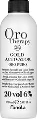 Fanola Oro Therapy Gold Activator 6 20 Vol 150 ml