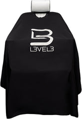 L3VEL3 Umhang mit Gummikragen Schwarz