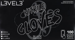 L3VEL3 Nitrilhandschuhe Medium Black