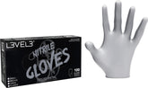 L3VEL3 Nitrilhandschuhe Small Liquid Metal