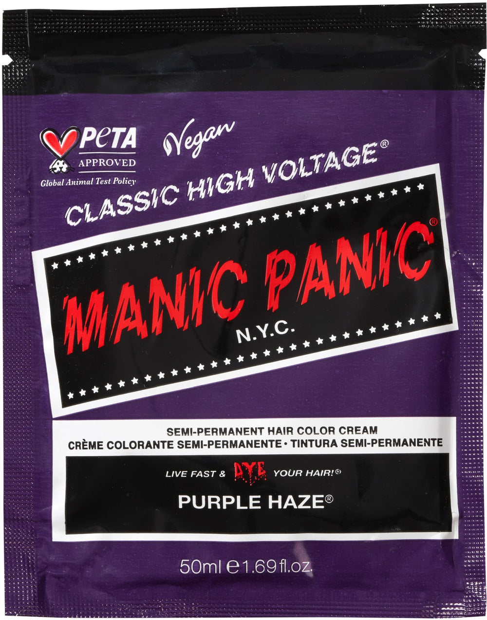 Manic Panic High Voltage Classic Purple Haze Sachets 50 ml