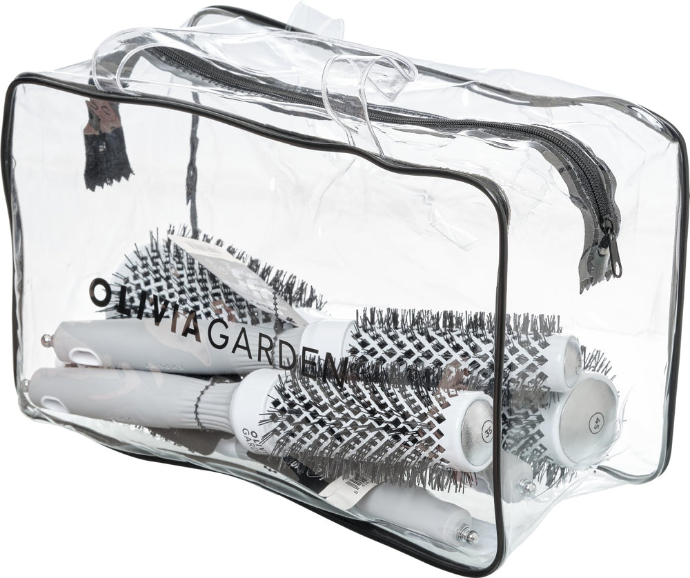 Olivia Garden Expert Blowout Shine White & Grey 5er Set