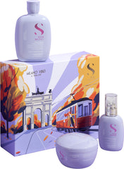 Alfaparf Milano Geschenkset Semi di Lino Smooth Kit