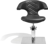Sibel Sensualis Friseurstuhl Schwarz mit Quadratische Basis