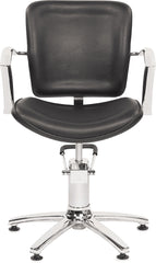 Original Best Buy George V Friseurstuhl Schwarz mit 5 Stern Basis