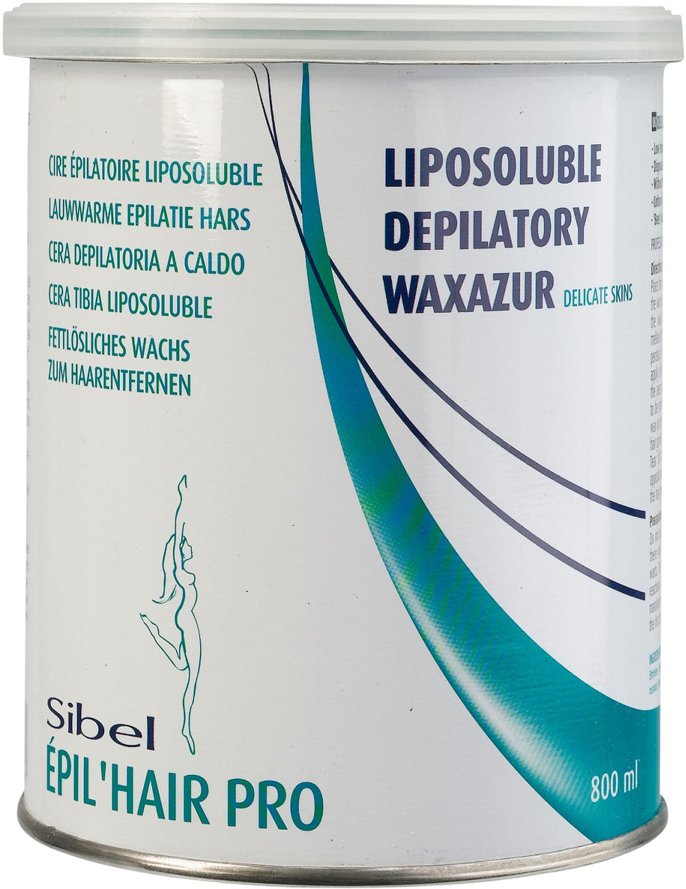 Sibel Èpilhair pro Fettlöslisches Feinwachs Epilierwachs WAX'Azur 800 ml