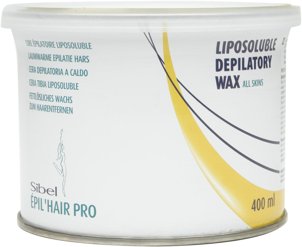 Sibel Èpilhair pro Lauwarmes Fettlöslisches Epilierwachs Maxi PRO Gelb 400 ml