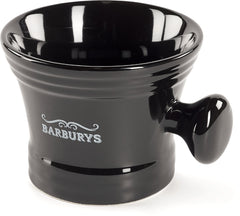 Barburys Garibaldi Rasierschale aus Porzellan Schwarz