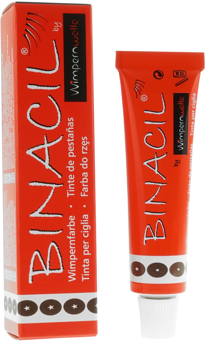 Wimpernwelle BINACIL Wimpern und Augenbrauenfarbe naturbraun