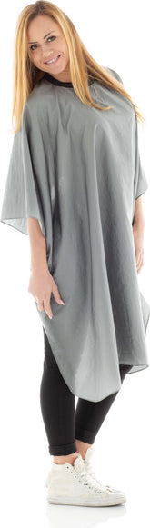 XanitaliaPro Glossy Haarschneideumhang in Grau