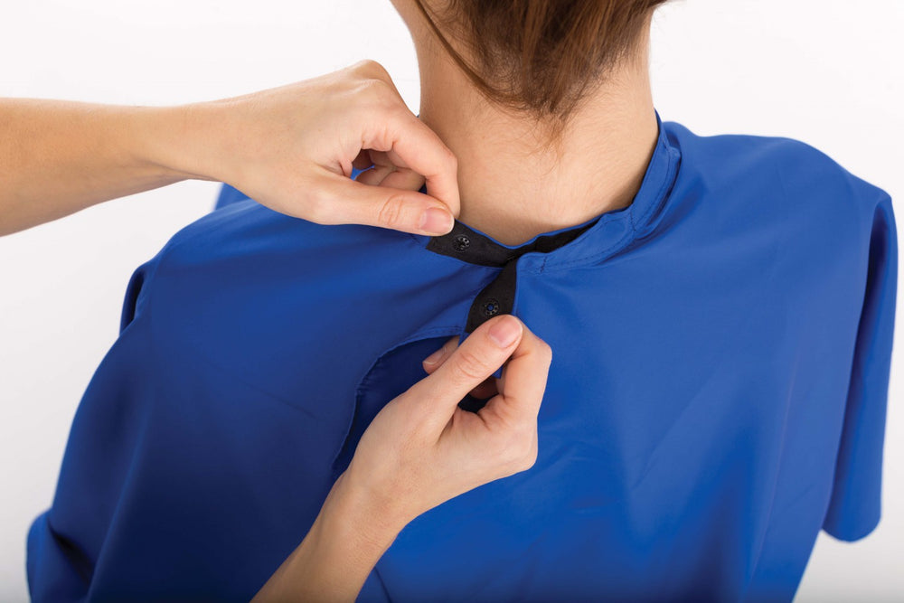 XanitaliaPro Comfort Pro Haarschneideumhang in Blau