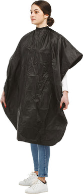XanitaliaPro Colouring Cape Haarfärbeumhang in Schwarz