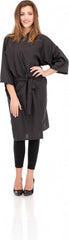 XanitaliaPro Kimono Haarschneideumhang in Schwarz