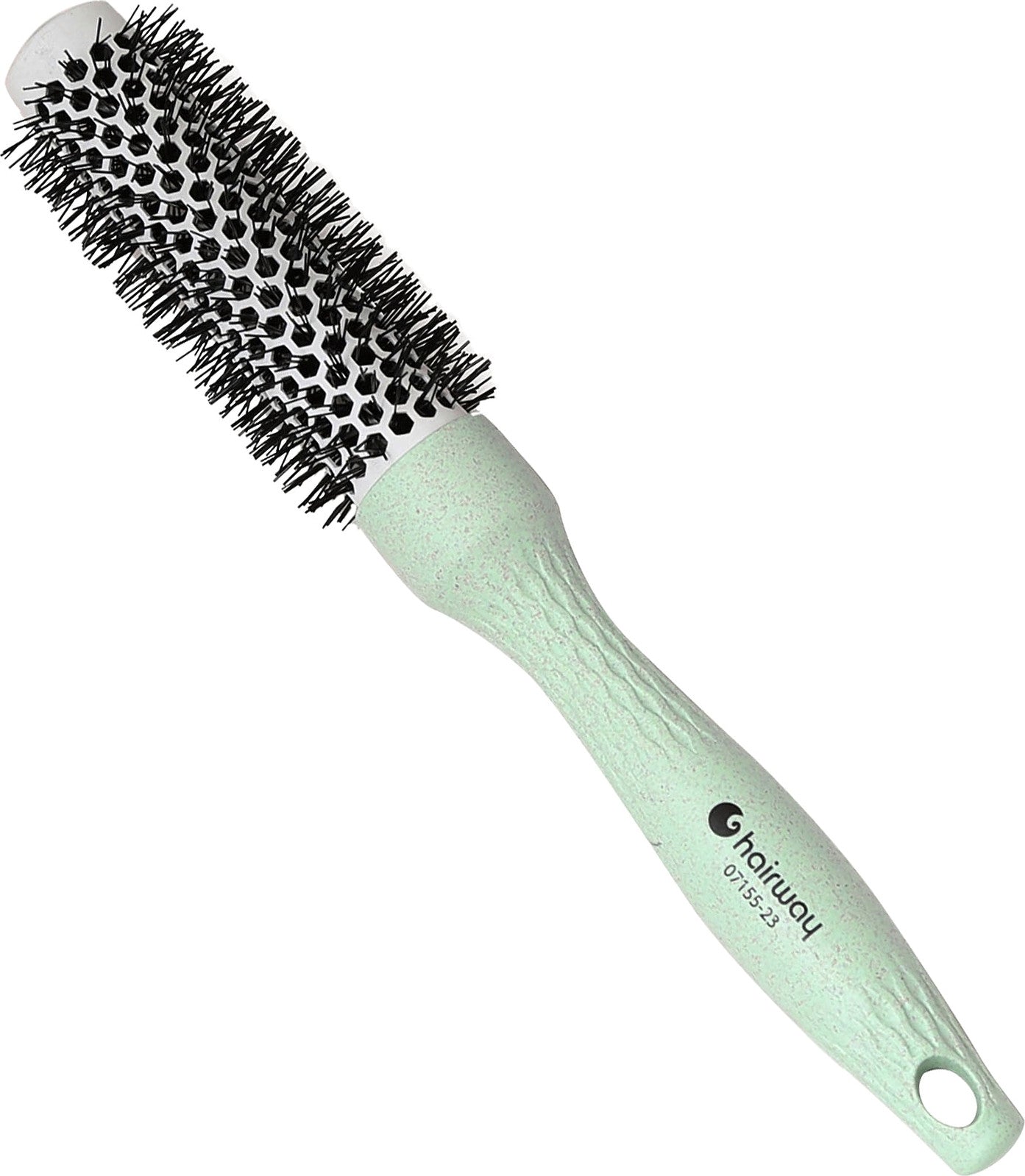 Hairway Thermo-Bürste "Organica" in Minzgrün Ø 25/37mm / SKU 07155-23