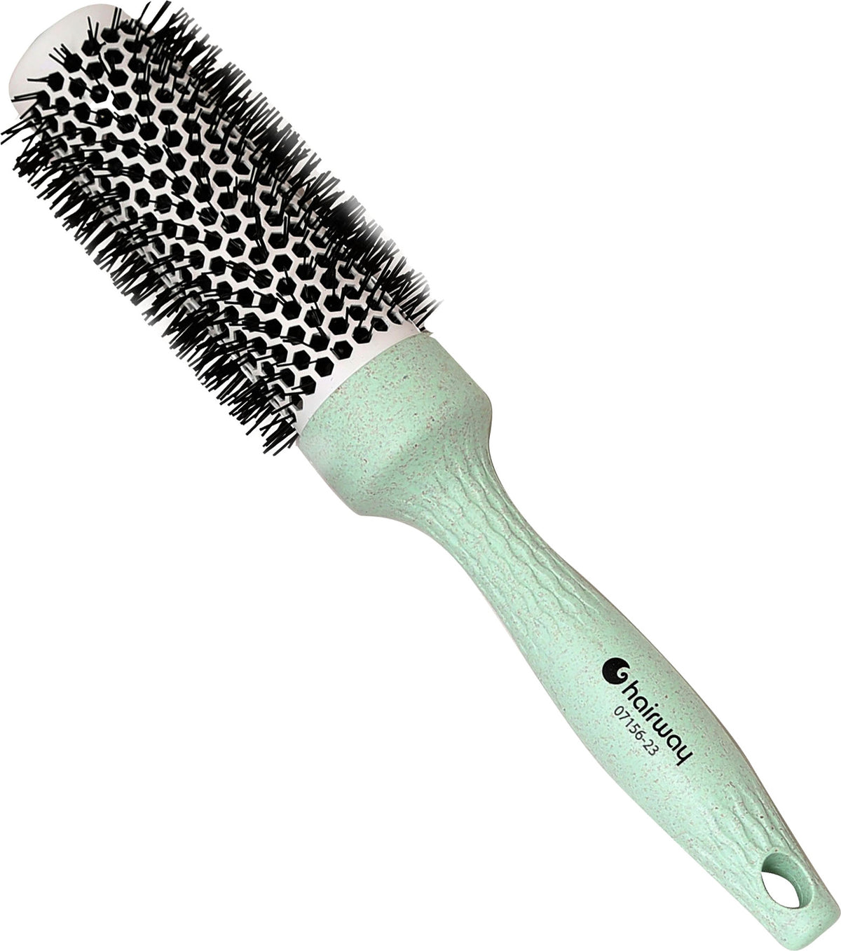 Hairway Thermo-Bürste "Organica" in Minzgrün Ø 33/47mm / SKU 07156-23