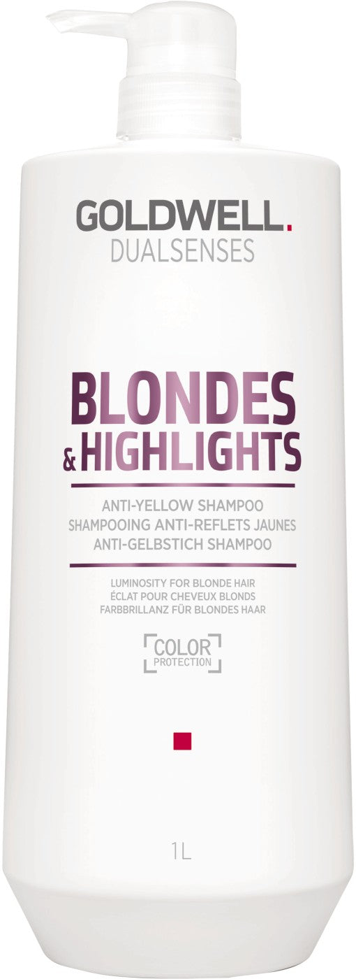 Goldwell Dualsenses Blondes & Highlights Anti-Yellow Shampoo 1000 ml / SKU 0771625