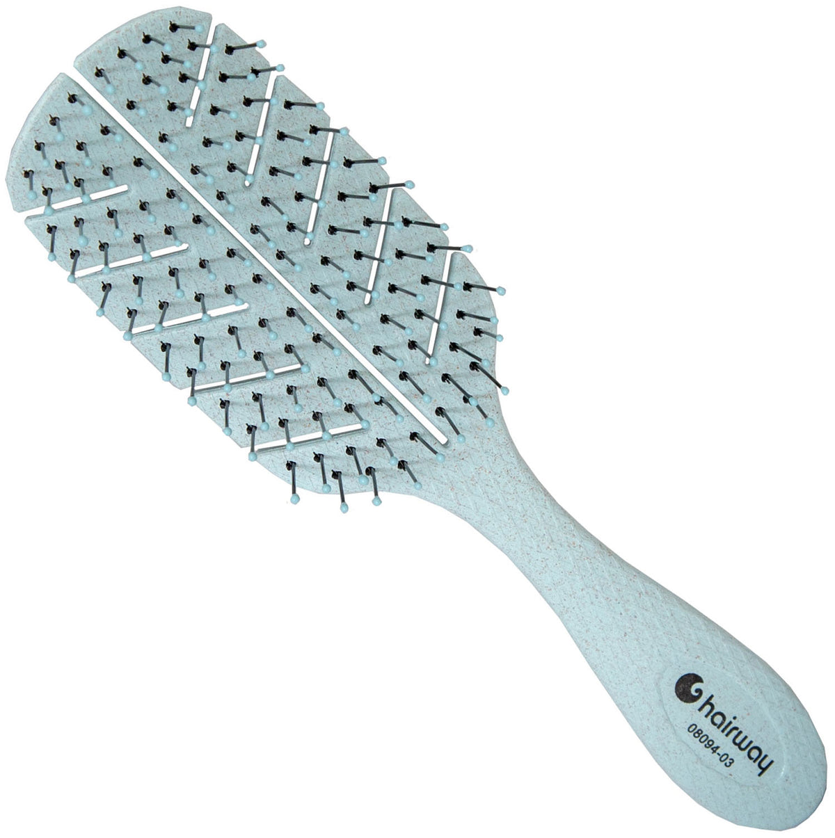 Hairway Entwirrbürste "Organica" in Hellblau / SKU 08094-03