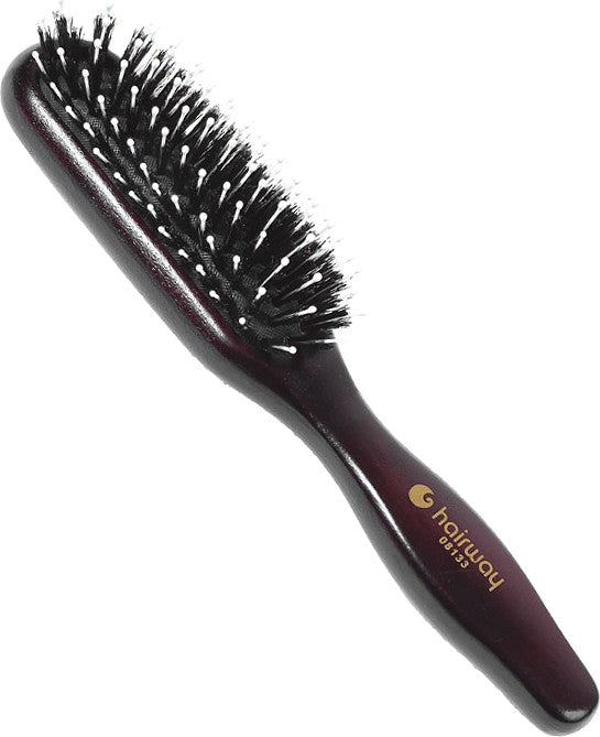 Hairway Rechteckige Kissenbürsten "Lady" / 7-Reihig Schmal / SKU 08133
