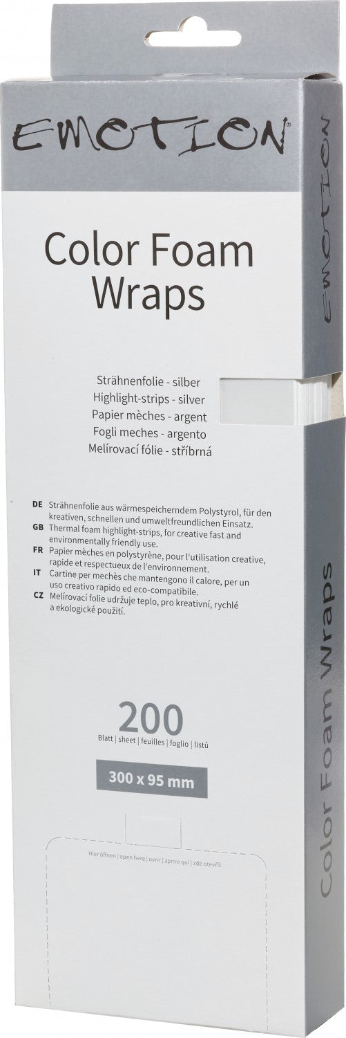 Efalock EMOTION COLOR FOAM WRAPS 30CM SILBER