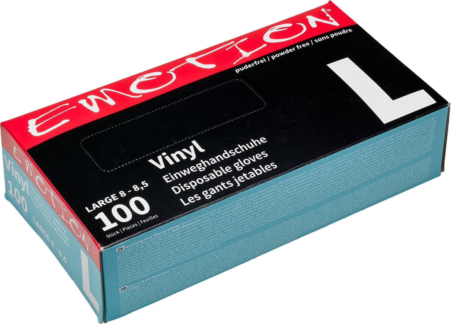 Efalock Emotion Vinylhandschuhe schwarz L