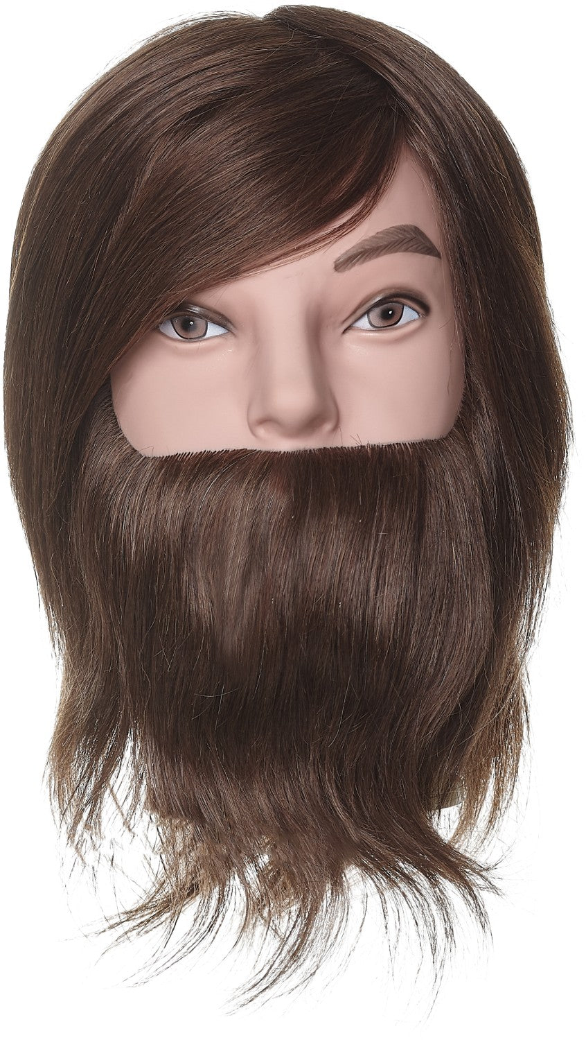 Efalock BEN mit Bart Humanhaar braun 25 cm