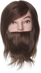 Efalock BEN mit Bart Humanhaar braun 25 cm