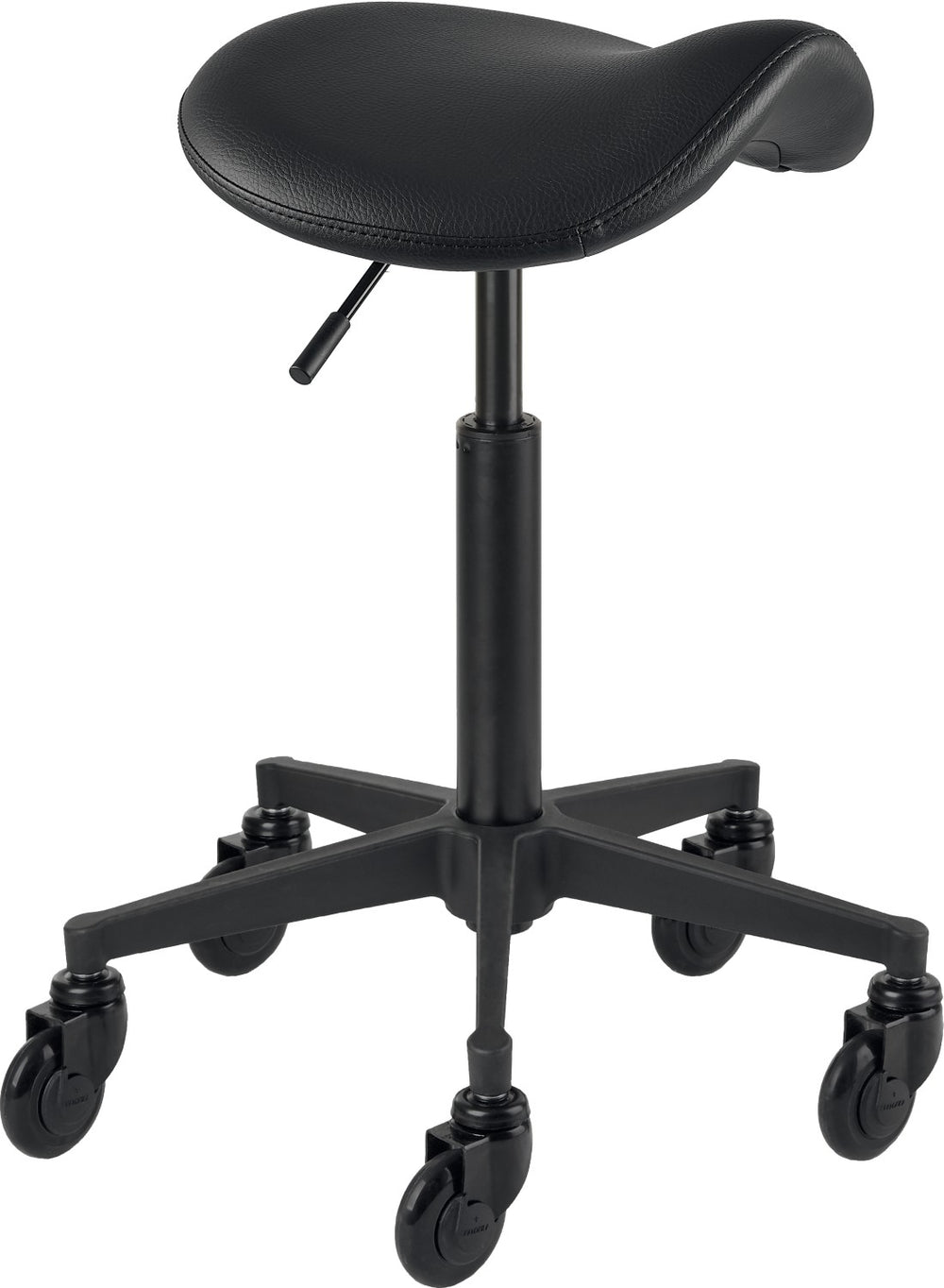 Efalock Rollhocker Clic Tec Saddle Comfy schwarz M