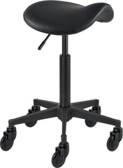 Efalock Rollhocker Clic Tec Saddle Comfy schwarz M