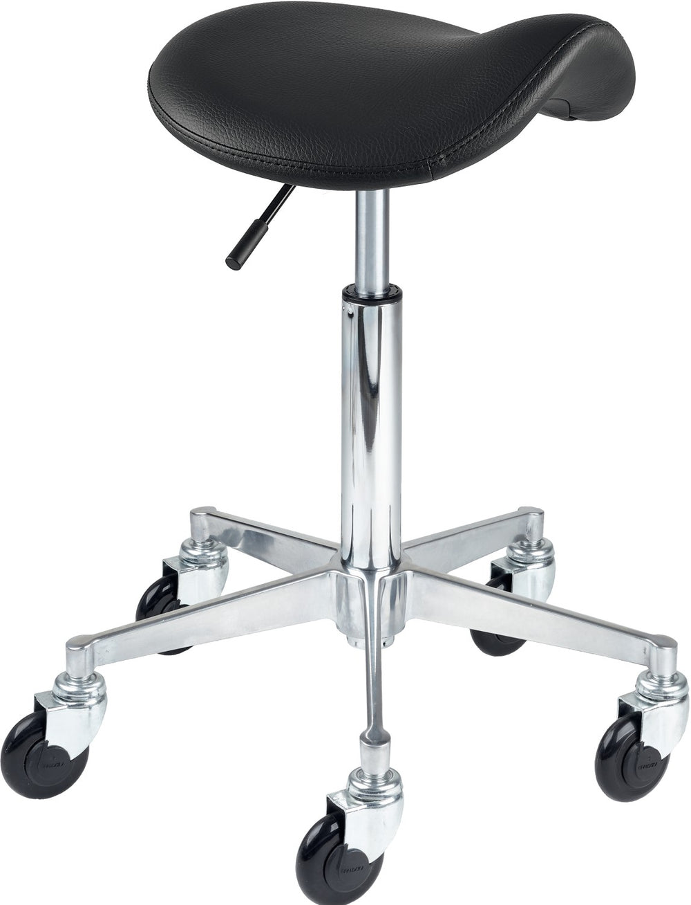 Efalock Rollhocker Clic Tec Saddle Comfy Alu M