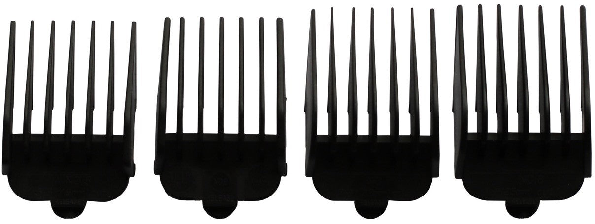 Efalock 4 er Set Aufsteckkämmen für Haarschneidemaschinen