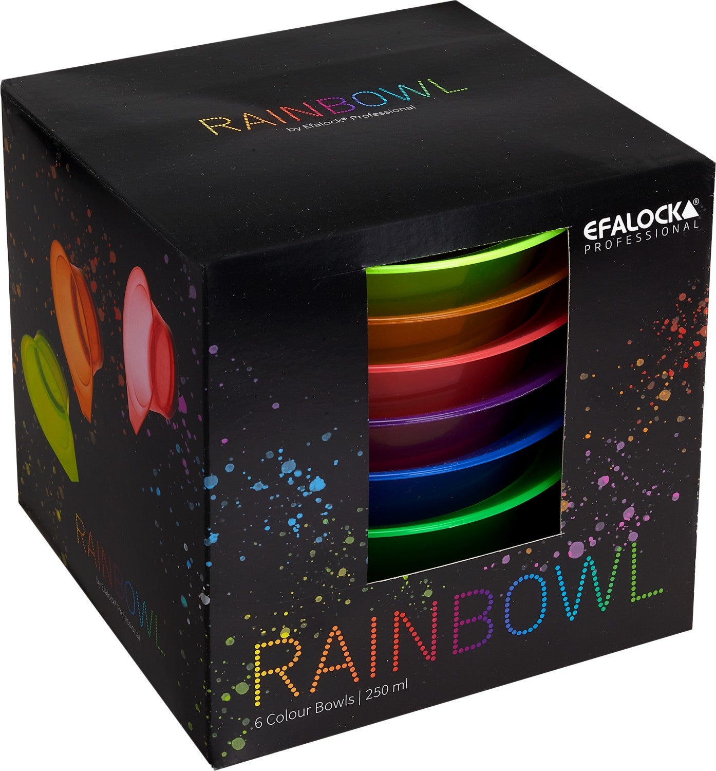 Efalock Färbeschale Set Rainbowl transparent