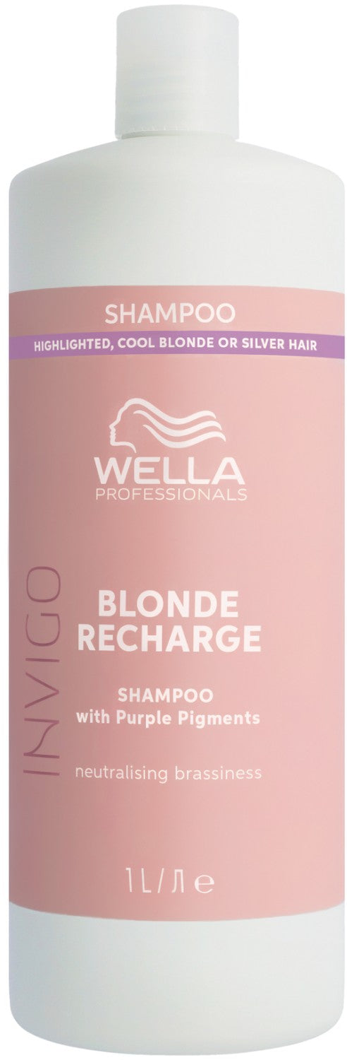 Wella Invigo Blonde Recharge Refreshing Shampoo Kühl Blond 1000 ml