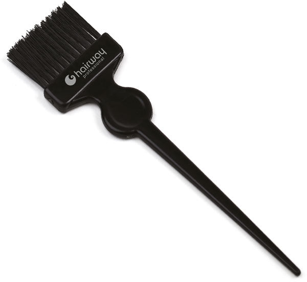 Hairway Färbepinsel Breit mit Fingermulde Schwarz