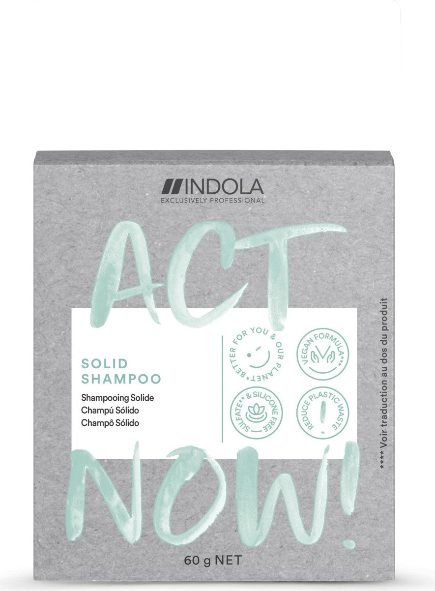 Indola ACT NOW! Solid Shampoo 60 g / SKU 2743712
