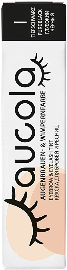 Aucola Augenbrauen & Wimpernfarbe 1 Tiefschwarz 15 ml